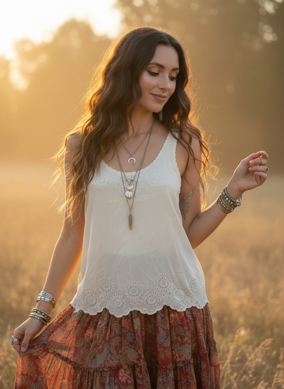 Joie 100% Silk Embroidered Eyelet Blouse XS